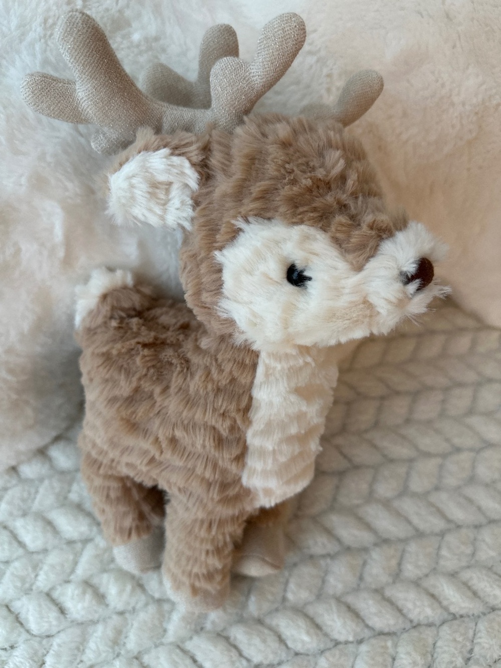 Retired Jellycat Mitzi Reindeer Plush, New with Tags